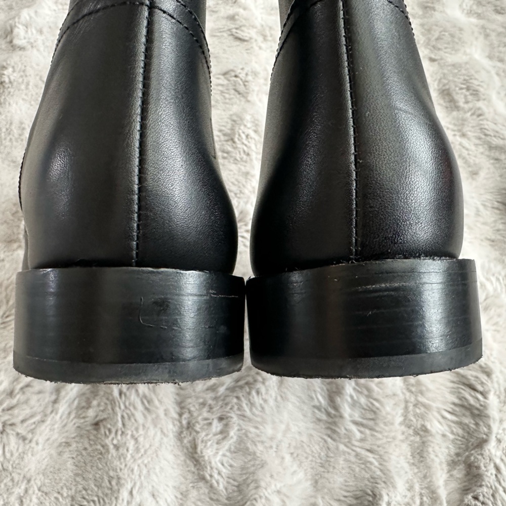 Antonio Melani leather boots size 8.5 black and brown - Picture 4 of 7